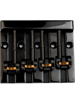 4 String KickAss™ Bass Bridge Black Hipshot