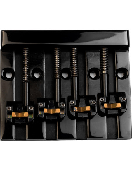 Puente Bajo 4 Cuerdas KickAss™ Negro Hipshot