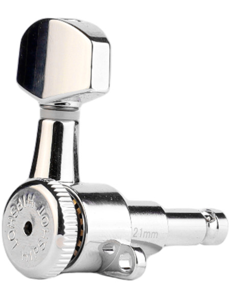 Vintage Guitar Tuner Upgrade Kit for 6 Inline Grip-Lock™ Chrome Hipshot