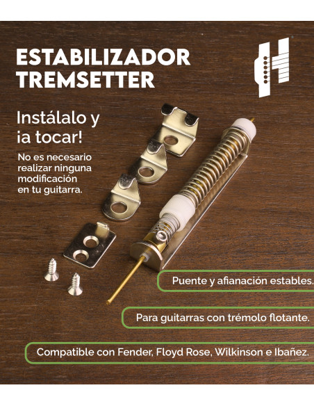 Estabilizador Trémolo Tremsetter Hipshot | Maderas Barber