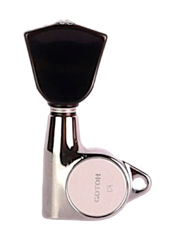 Clavijero Guitarra Acústica/Eléctrica 3+3 Cromo Gotoh SG301-P4B-C