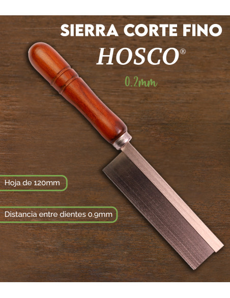 Sierra Japonesa de Corte Fino 0,2mm Hosco TL-H-FCSW2| Maderas Barber