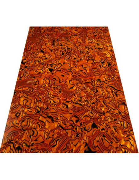 Feuille de Transfert Pickguard 3 Couches Golden Brown Tiger 210x290x2,2mm | Maderas Barber