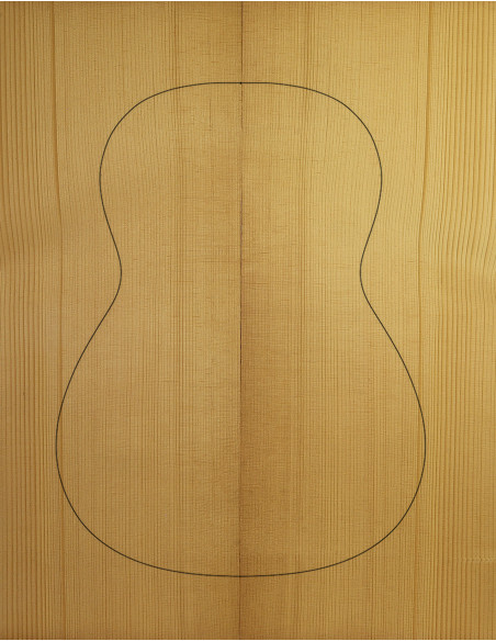 Tables Épinette d’Engelmann Torréfiée B Guitare Classique | Maderas Barber