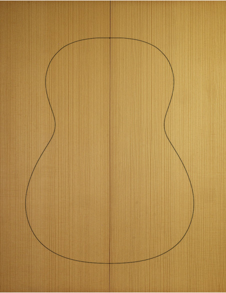 Torrefied B Grade Engelmann Spruce Classical Guitar Soundboard | Maderas Barber