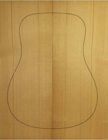 Torrefied B Grade Engelmann Spruce Acoustic Guitar Soundboard | Maderas Barber