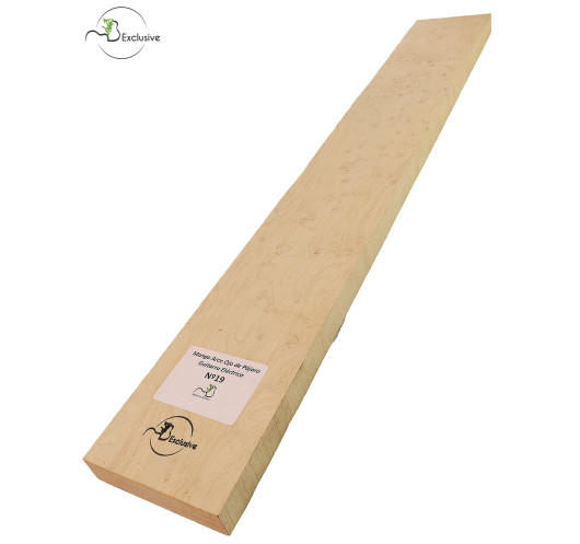 Birdseye Maple Neck 700x100x24 mm MB Exclusive Nº19| Maderas Barber