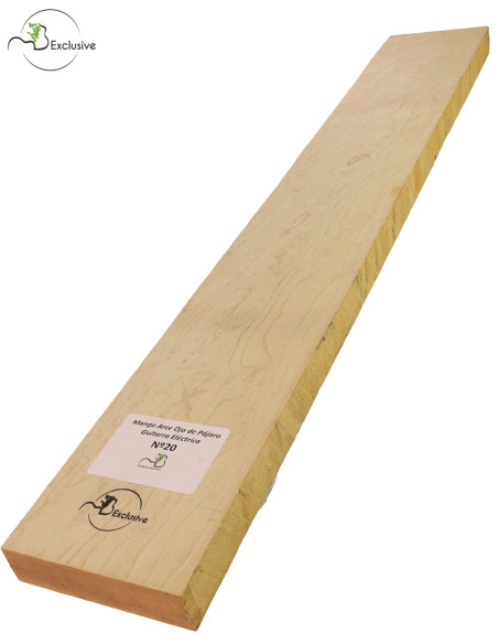 Birdseye Maple Neck 700x100x24 mm MB Exclusive Nº 20| Maderas Barber