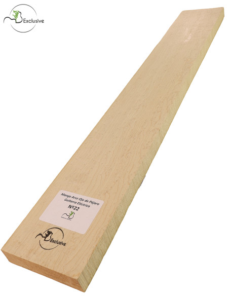 Manche érable moucheté 700x100x24 mm MB Exclusive Nº22| Maderas Barber