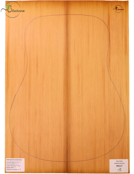Table Cèdre Rouge Nº 000127 Guitare Acoustique MB Exclusive