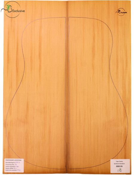 Table Cèdre Rouge Nº 000126 Guitare Acoustique MB Exclusive