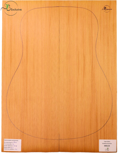 Red Cedar Acoustic Guitar Top MB Exclusive Nº 000123