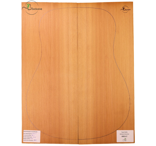 Red Cedar Acoustic Guitar Top MB Exclusive Nº 000117