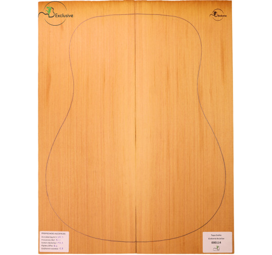 Table Cèdre Rouge Nº 000114 Guitare Acoustique MB Exclusive