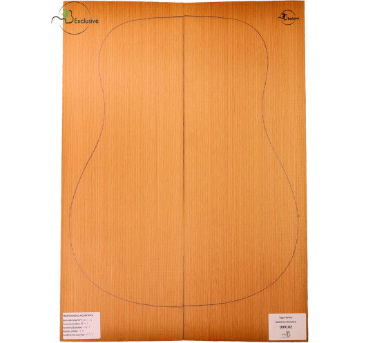 Red Cedar Acoustic Guitar Top MB Exclusive Nº 000102
