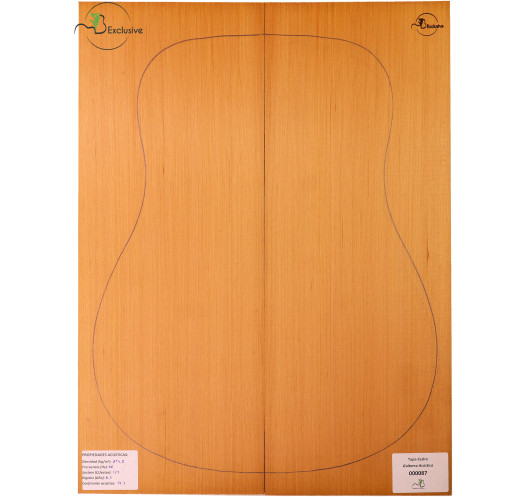 Table Cèdre Rouge Nº 000087 Guitare Acoustique MB Exclusive