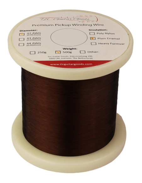 Fil de Cuivre pour Micro 42 AWG Enamel 500g | Maderas Barber