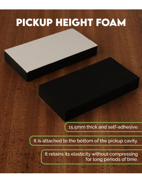 Pickup Height Foam 49x98x15.5 mm. | Maderas Barber