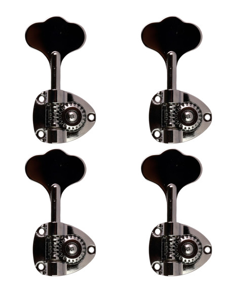 Gotoh GB11W-C-L Chrome 4 in Line Bass Headstock | Maderas Barber