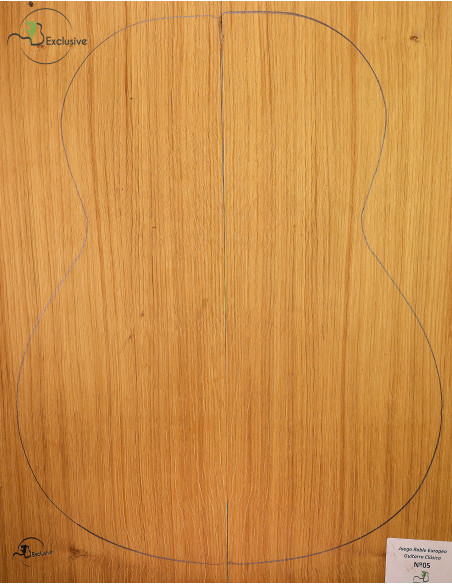 Juego Roble Europeo Guitarra Clásica MB Exclusive Nº05 | Maderas Barber