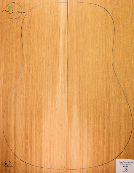 Jeu Guitare Acoustique Chêne Européen MB Exclusive Nº24| Maderas Barber