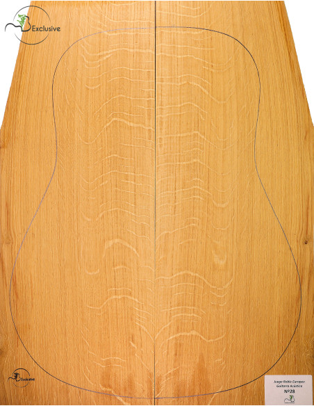 European Oak Acoustic Guitar Set MB Exclusive Nº28| Maderas Barber