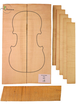 Set Violon Érable Ondé MB Exclusive Nº3 | Maderas Barber