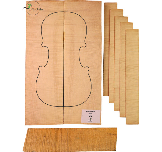 Set Violin Arce Rizado MB Exclusive Nº3 | Maderas Barber