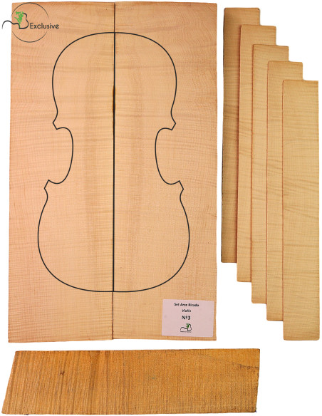 Set Violon Érable Ondé MB Exclusive Nº3 | Maderas Barber