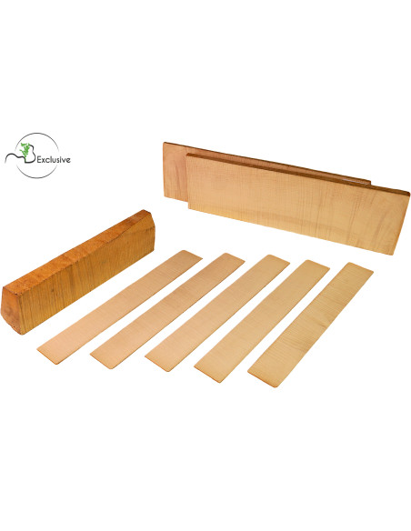 MB Exclusive Curly Maple Violin Set Nº3 | Maderas Barber