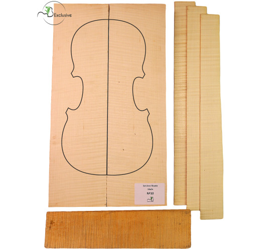 Set Violin Arce Rizado MB Exclusive Nº10 | Maderas Barber