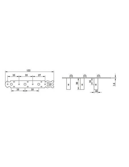 Clavijero Der Jung DJ214N-AW-S2 | Maderas Barber
