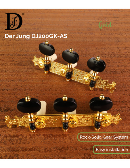 Der Jung DJ200GK-AS Machine Head | Maderas Barber