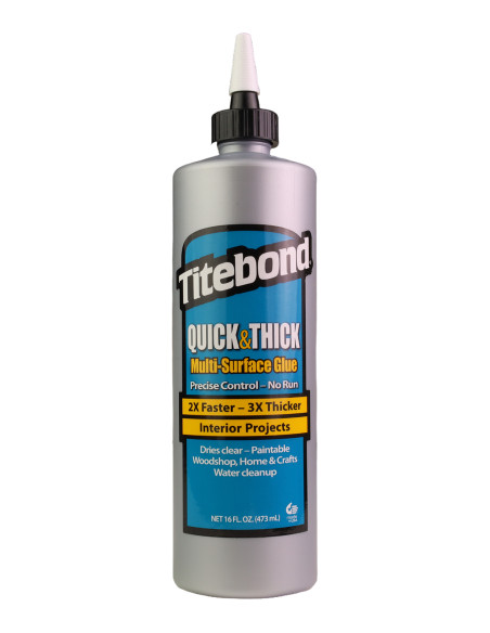 Titebond® Quick & Thick Multi-Surface Glue 16 Oz | Maderas Barber