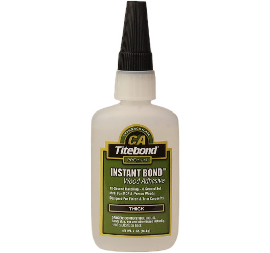 Titebond Instant Bond Wood Adhesive Thick 2 Oz | Maderas Barber
