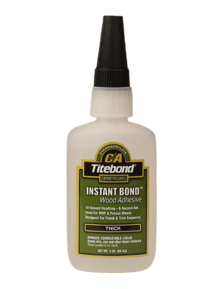 Titebond Instant Bond Wood Adhesive Thick 2 Oz | Maderas Barber