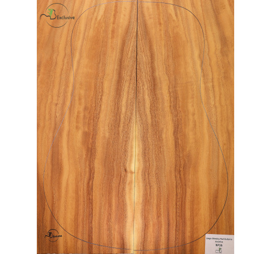 Jeu Monkey Pod Guitare Acoustique MB Exclusive Nº16 | Maderas Barber