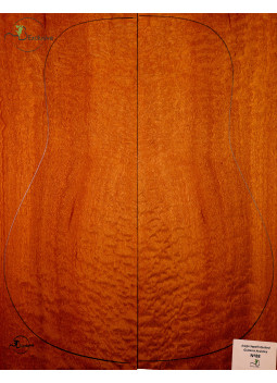 Juego Sapelli Quilted Guitarra Acústica MB Exclusive Nº88 | Maderas Barber