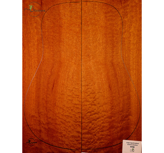 Juego Sapelli Quilted Guitarra Acústica MB Exclusive Nº88 | Maderas Barber