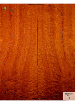 Jeu Guitare Acoustique Sapelli Quilted MB Exclusive Nº84|Maderas Barber