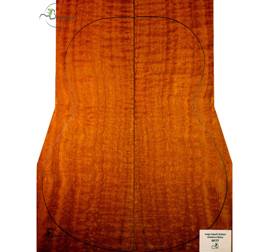 Juego Sapelli Quilted Guitarra Clásica MB Exclusive Nº77 | Maderas Barber