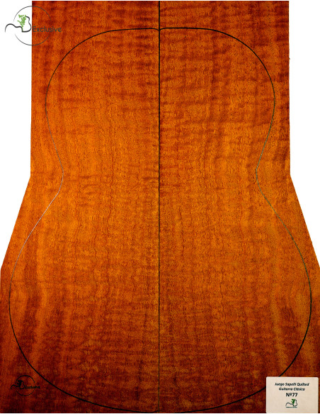 Quilted Sapele Set Nº77 Classical Guitar MB Exclusive