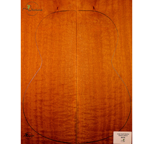 Jeu Guitare Classique Sapelli Quilted MB Exclusive Nº73 | Maderas Barber
