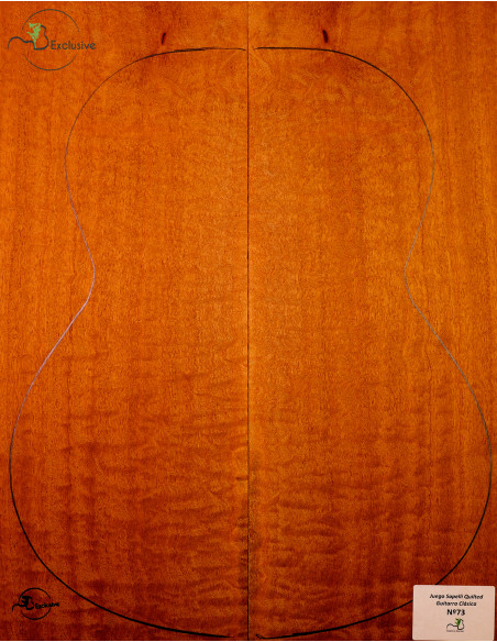 Quilted Sapele Set Nº73 Classical Guitar MB Exclusive