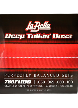Jeu de Cordes La Bella 760FHBB Basse Électrique Hofner Beatle | Maderas Barber