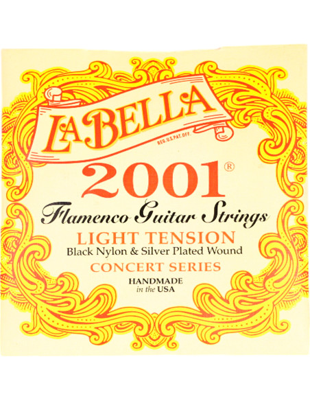 Jeu de cordes La Bella 2001 Flamenco Light | Maderas Barber