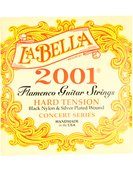 La Bella 2001 Flamenco Guitar Strings – Hard Tension | Maderas Barber