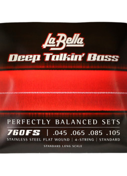 Juego de Cuerdas La Bella 760FS Deep Talkin’ Bajo Eléctrico | Maderas Barber