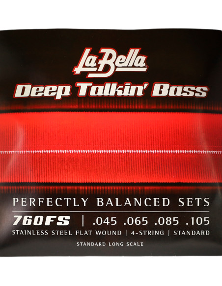 La Bella 760FS Deep Talkin’ Bass Flats – Standard 45-105 | Maderas Barber