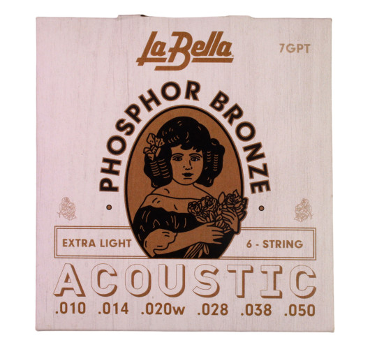 La Bella 7GPT Phosphor Bronze Acoustic Guitar Strings | Maderas Barber